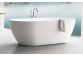 Badewanne freistehend do ściany Ravak Freedom Corner 170x80 cm, wariant lewy - weiß, osłona odpływu weiß