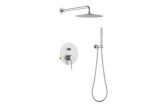 Dusch-set Blue Water Boston Unterputz mit Kopfbrause okrągłą 25 cm und Dusche - nikiel