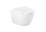 Becken WC hängend Roca Ona, 48x36, Rimless Compacto mit WC-Sitz mit Softclosing (Set)