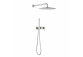 Dusch-set Blue Water Boston Unterputz mit Kopfbrause okrągłą 25 cm und Dusche - nikiel