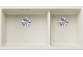 Zlewozmywak Blanco Subline 480/320-U Siligranit PuraDur 85,5x40cm 2 kom ohne Stöpsel, tartufo