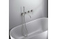 Dusch-set Blue Water Boston Unterputz mit Kopfbrause okrągłą 25 cm und Dusche - nikiel