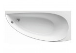 Badewanne Ravak Avocado asymmetrisch links 160x75 cm
