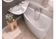 Badewanne Ravak Avocado asymmetrisch links 160x75 cm