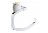 Halter Grohe Grandera z ceramicznym dozownikiem na mydło - Chrom / golden