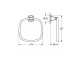 Papierhalter Grohe Grandera - Chrom / golden
