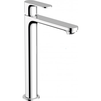 Einhebel- Waschtischarmatur 80 Mit Ablauf-Set mit Zugstange, Hansgrohe Rebris S - Chrom 