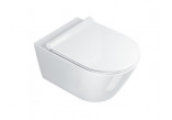 Becken Catalano Sfera NF hängend, 35x50 cm, bezrantowa, weiß + WC-Sitz mit Softclosing slim + mocowania