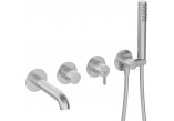 Wannenbatterie mit Set Unterputz, Deante Silia, Chrom