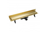 Ablaufrinne Laveo Basso zur Wandmontage 70 cm - Finish złote