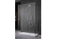 Tür Dusch- Radaway Essenza New KDJ+S 90 cm, links, profil Chrom, transparentes Glas