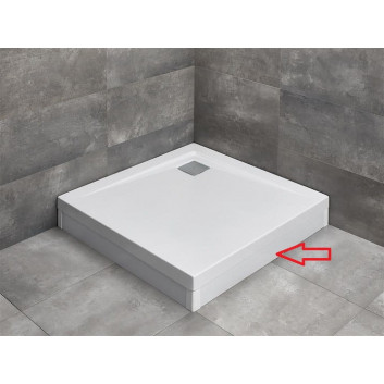 Panel Radaway 140 cm do der Duschwanne Argos C lub D mit Verkleidung - weiß