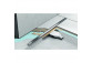 Ablaufrinne Wiper Intensi 316 Uno Lin, 1500mm, Silver Brush, silbern szlif