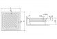 Obudowa der Duschwanne Sanplast Classic OBa/CL 90x90x15 biew - weiß