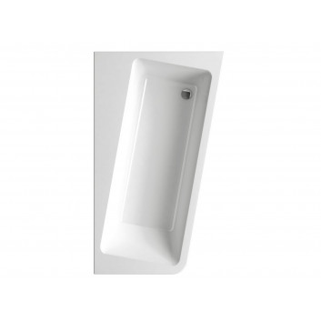 Ravak 10° asymmetrische Badewanne 160x95 cm links weiß 