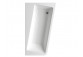 Ravak 10° asymmetrische Badewanne 160x95 cm links weiß 