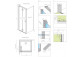 Duschkabine Radaway Modo X I 120, przejrzysta, 1180x2000mm