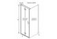 Duschkabine Radaway Modo X I 120, przejrzysta, 1180x2000mm