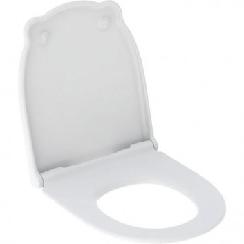 Becken WC hängend dla dzieci Geberit Bambini 53x33 cm, Tiefspül-, bez kołnierza - weiß