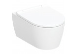 Set wiszącej miski WC Geberit ONE, Tiefspül-, ukryte mocowania, TurboFlush, mit Sitz WC- - weiß matt