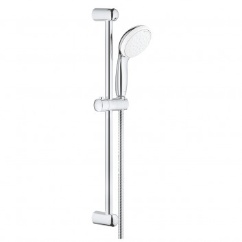 Dusch-set Grohe Tempesta 100, Handbrause 2-Funktions- mit Schlauch 175cm i drążkiem 60cm, Chrom