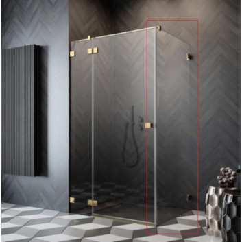 Tür Kabine prysznicowej Radaway Essenza Pro 8 KDJ 100, links, 1000x2000 mm - Glas transparent, profil Chrom