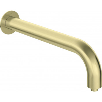 Auslauf Badewannen- Deante Cascada zur Wandmontage, składana 23 cm - Gold szczotkowane