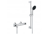 Brausearmatur mit Thermostat Grohe Grohtherm 800, Aufputz, mit Set, Chrom