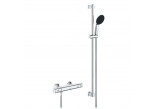 Brausearmatur mit Thermostat Grohe Precision Flow, Aufputz, mit Set - Chrom
