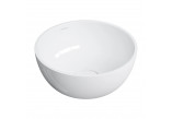 Aufsatzwaschtisch OMNIRES SHELL M+, 60 x 35 cm - black lava