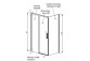 Tür Kabine prysznicowej Radaway Idea 8 KDJ 110, links, 1000x2000mmm, Glas transparent, Chrom