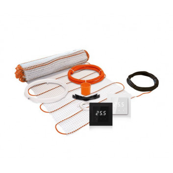 Set ogrzewania podłogowego Thermoval, mata 2,5 m2 TV TO 50 170 W/m2, zasilana jednostronnie, regulator TVT 40 WiFi