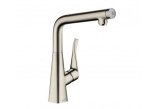 Küchenarmatur Hansgrohe Talis M54, Einhebel- 210, herausziehbarer Auslauf, 2jet - Edelstahl finish