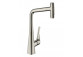 Küchenarmatur Hansgrohe Metris Select M71, Einhebel- 320, 1jet - Edelstahl finish