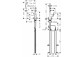 Küchenarmatur Hansgrohe Metris Select M71, Einhebel- 320, herausziehbarer Auslauf, 2jet, sBox - Edelstahl finish