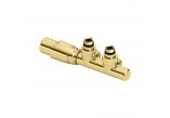 Set zintegrowany thermostatisch Excellent Volaro 2.0 grzejnikowy lewy - golden Glanz
