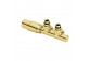 Set zintegrowany thermostatisch Excellent Volaro 2.0 grzejnikowy lewy - golden Glanz