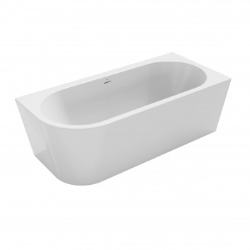 Badewanne freistehend Roca Eternity Wall 165x75,5 cm weiß