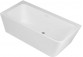 Badewanne freistehend zur Wandmontage Excellent Lila 2.0, 150x72cm, Acryl-, z Überlauf, weiß