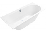 Badewanne rechteckig Villeroy & Boch OBERON 2.0, 180x80, Weiss Alpin
