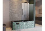 Parawan nawannowy Radaway Furo SL PND II 100, lewy, Glas transparent, 100x150cm, przesuwny, profil Chrom