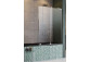 Parawan nawannowy Radaway Furo SL PND II 100, lewy, Glas transparent, 100x150cm, przesuwny, profil Chrom