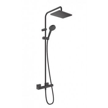 Dusch-set 250 1jet EcoSmart z ShowerTablet 350, Hansgrohe Rainfinity - Schwarz Matt