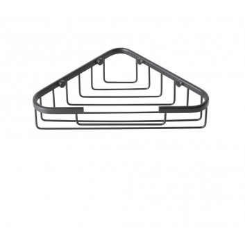 Korb Stella Eck- 20.5 × 20.5 cm, schwarz
