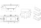 Badewanne rechteckig Ravak Formy 02 180x80 cm weiß