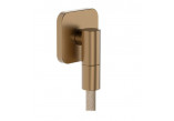 Punktowy Dusch-Set Hansgrohe Raindance Alive Select S 125 3jet EcoSmart z tekstylnym wężem Designflex 160 cm - gebürstetes Bronze