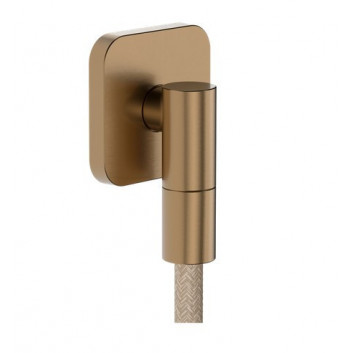 Punktowy Dusch-Set Hansgrohe Raindance Alive Select S 125 3jet EcoSmart z tekstylnym wężem Designflex 160 cm - gebürstetes Bronze