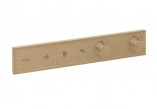 Handbrause/ Kopfbrause Hansgrohe Raindance S, rund 240 1jet PowderRain EcoSmart - gebürstetes Bronze
