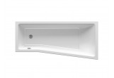 Badewanne Ravak BeHappy II 170x75 cm, links, Acryl- - weiß 