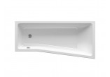 Badewanne rechteckig Ravak City Slim (cienki górny rant) 180x80 cm, Acryl- - weiß 